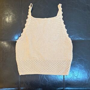 Wilfred Cream Knit Tank Top